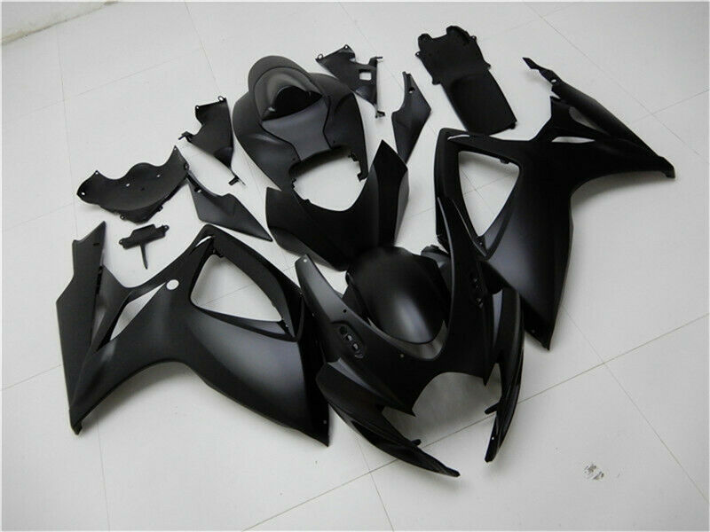 2006-2007 Suzuki GSXR 600/750 Amotopart Fairing Matt Black Kit