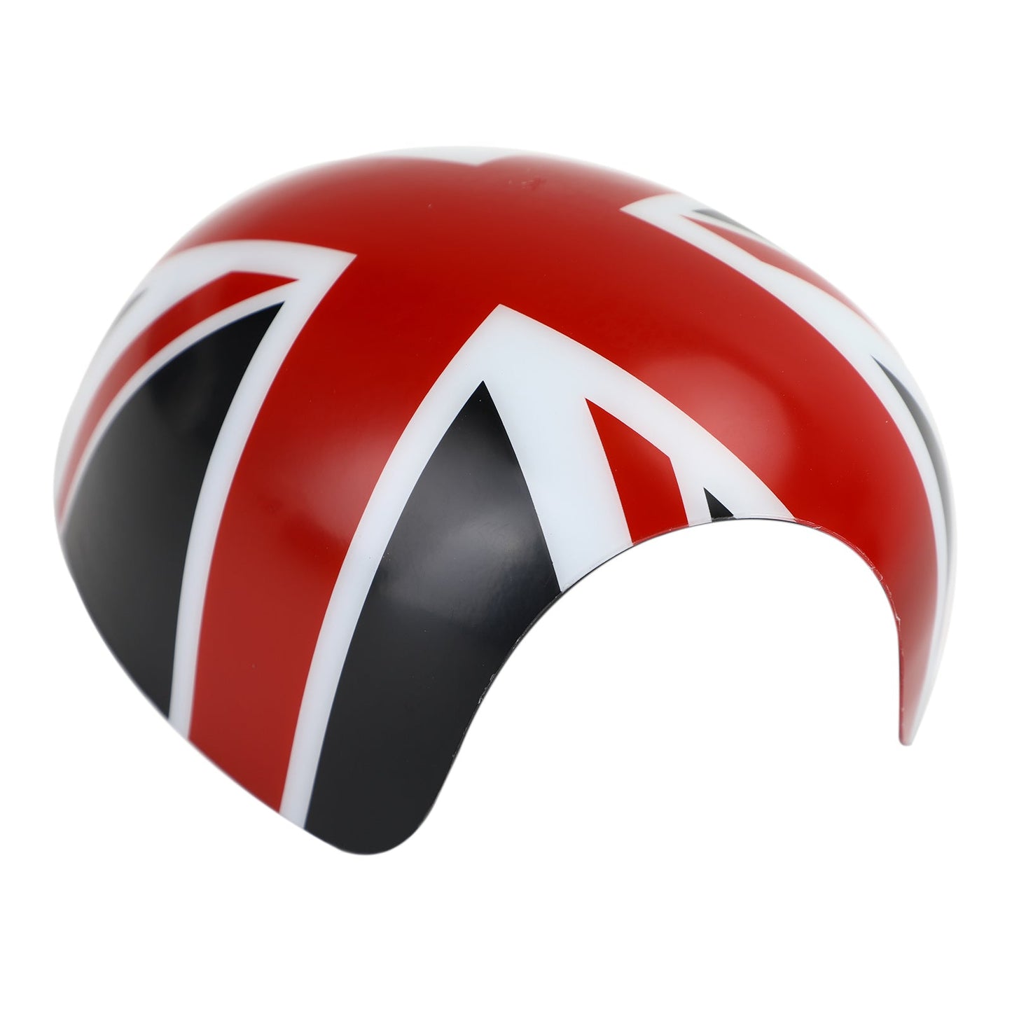 2 x Union Jack UK Flag Mirror Covers for MINI Cooper R55 R56 R57 Black/Red