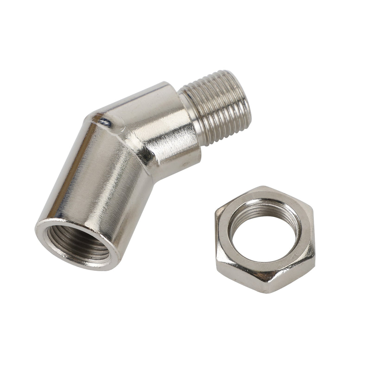 Catalytic Converter 135 Degree CEL Oxygen Sensor Extender Adapter Spacer M18 X 1.5