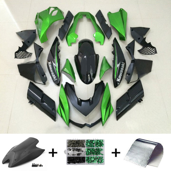 2010-2013 Kawasaki Z1000 Injection Fairing Kit Bodywork Plastic ABS#109