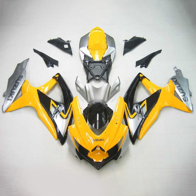 2008-2010 Suzuki GSXR 600/750 K8 Amotopart Injection Fairing Kit Bodywork Plastic ABS #127