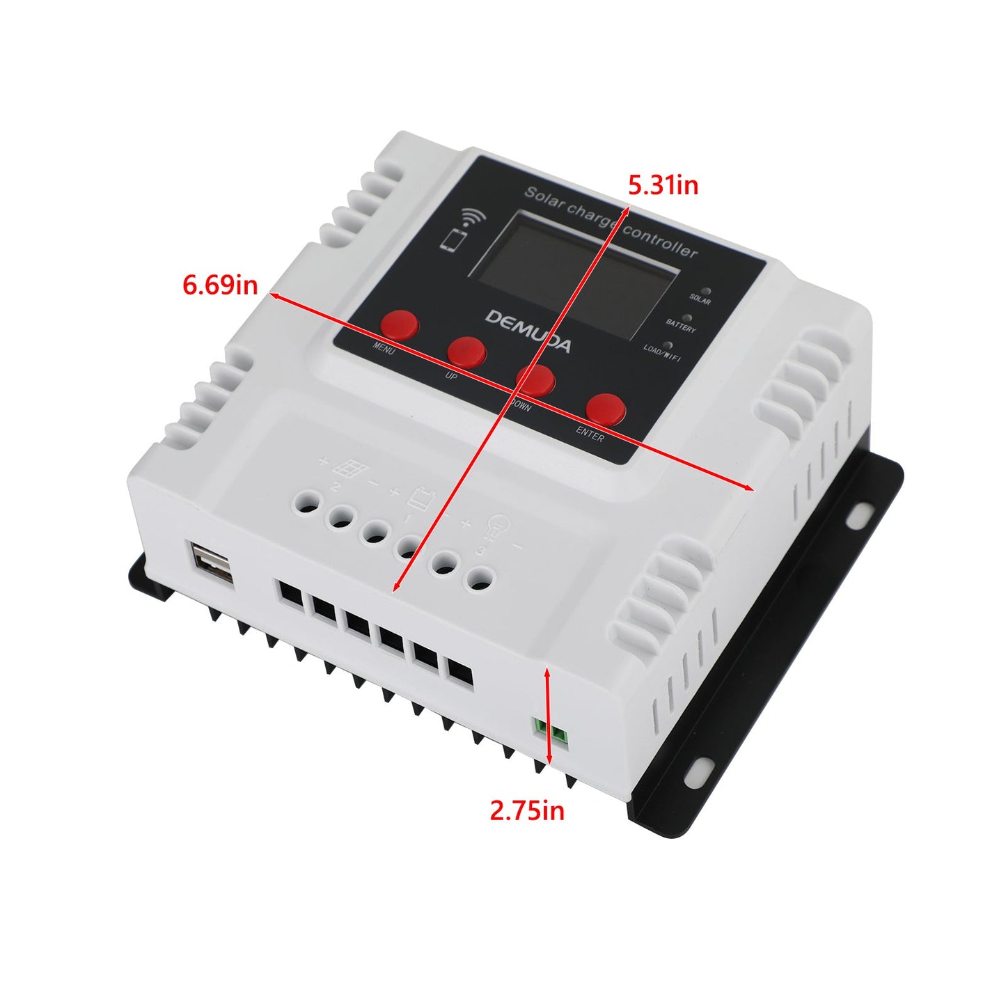 PWM 10A 12V 24V 48V Solar Charge Controller For Lifepo4 Lead Acid Gel Battery