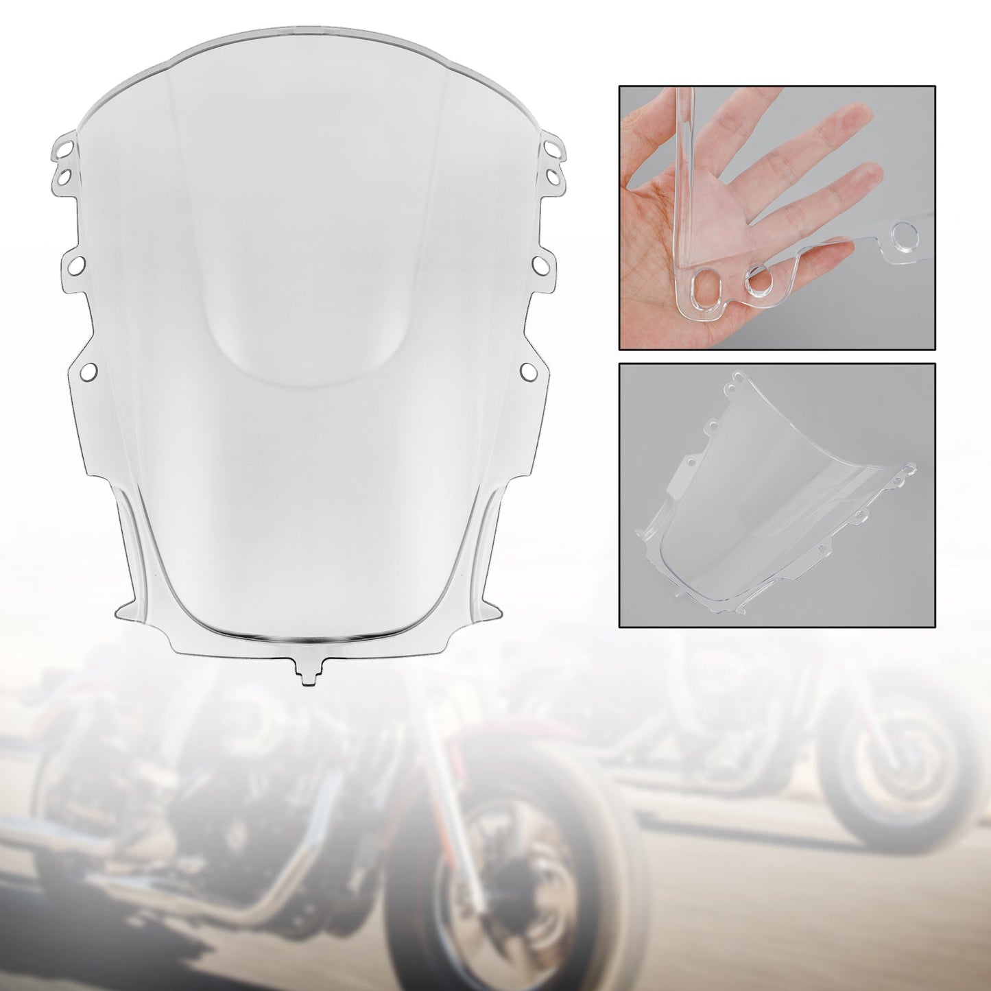 ABS Motorcycle Windshield WindScreen fit for Yamaha YZF R1 2020-2022