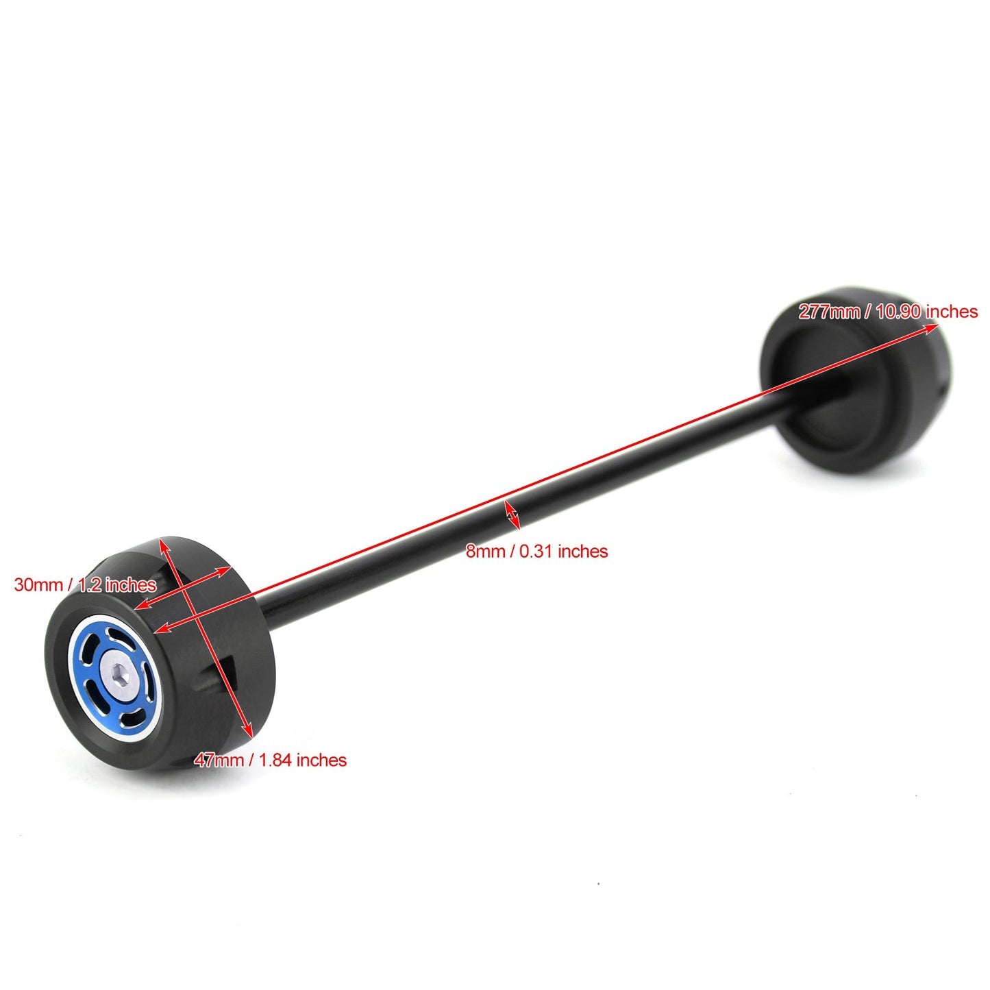 FRONT Axle Fork Wheel Crash Sliders Black Fit for BMW F900 R,s / F900 XR,s 2020