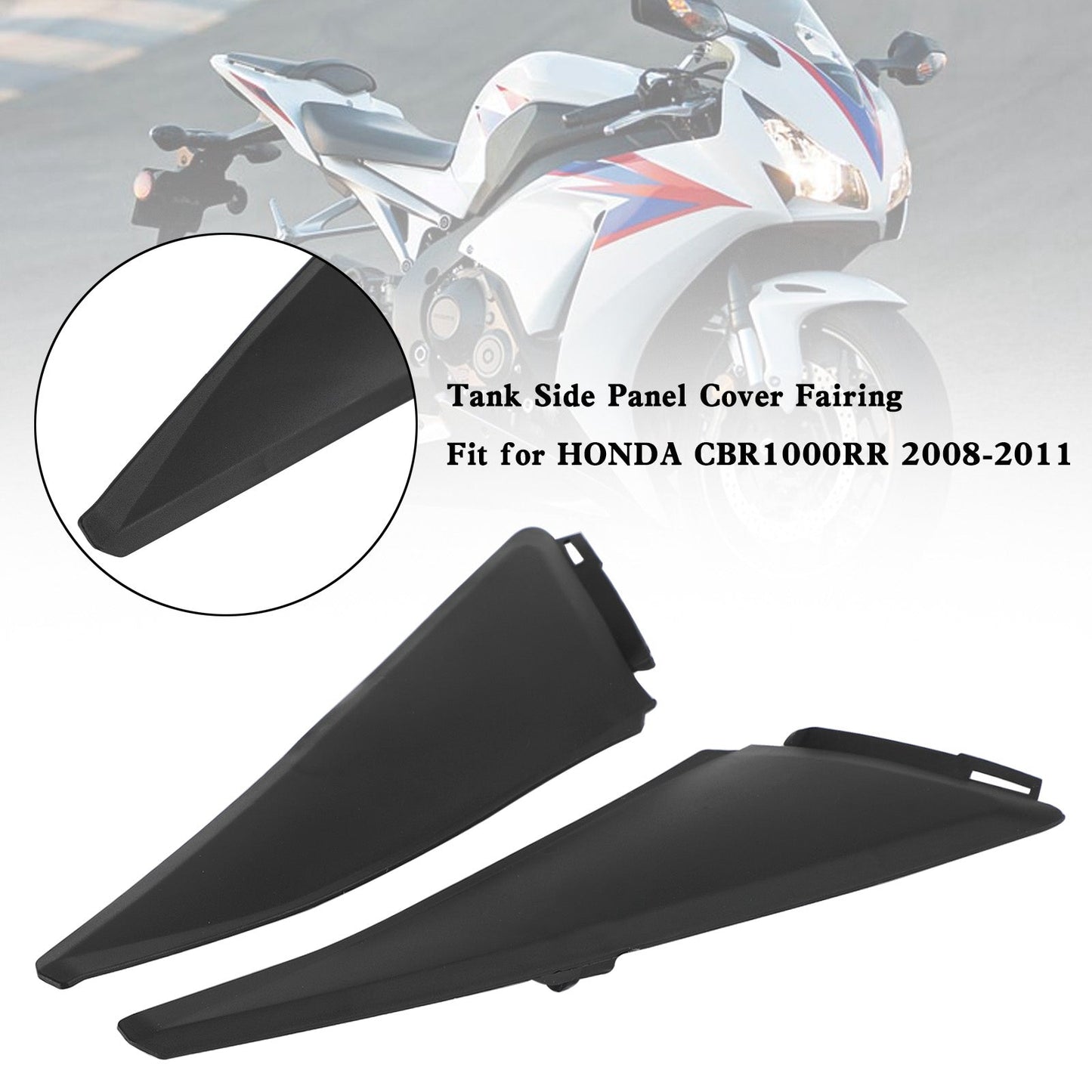 Honda CBR1000 RR 2008-2011 Tank Side Seat Trim Cover Panel Fairing Cowl