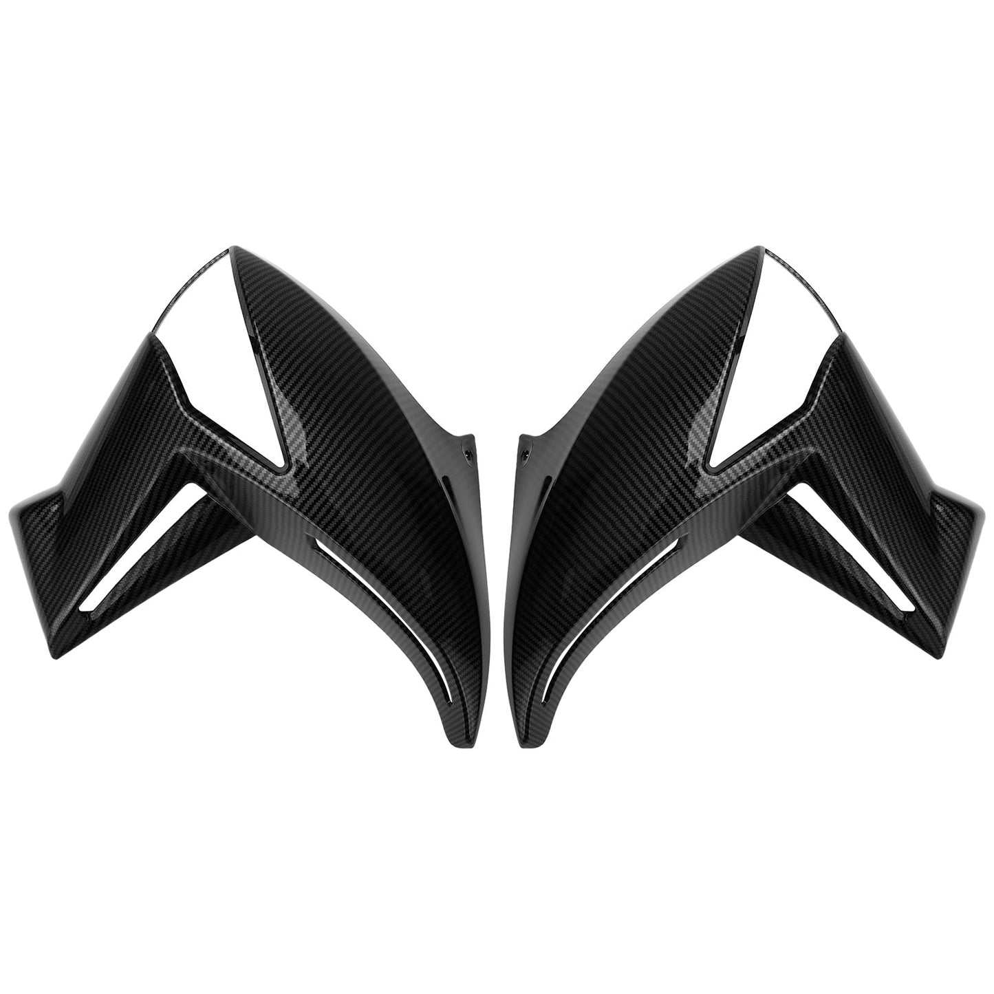 Front Side Radiator Cover Panel Fairing Cowling For KAWASAKI ER6N 2009-2011