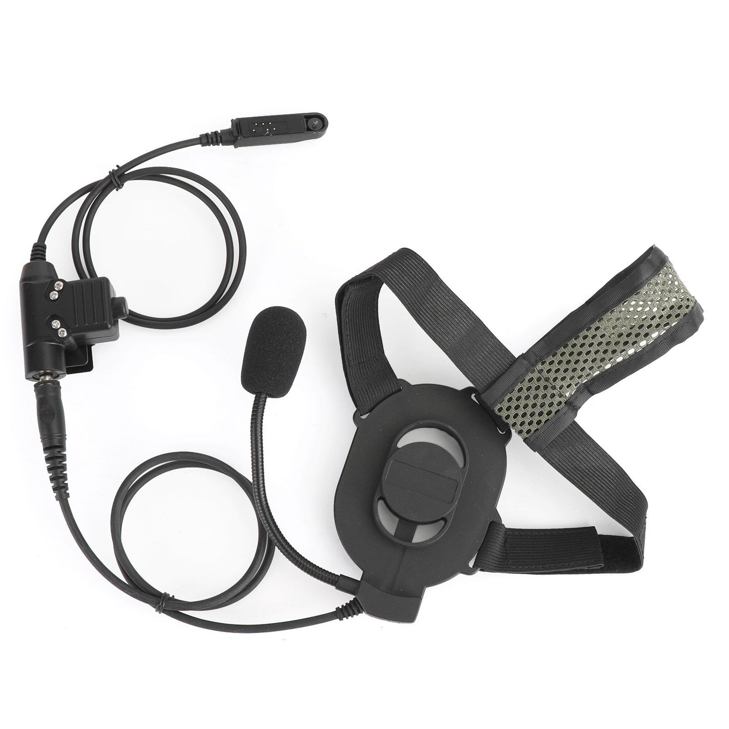 Waterproof Tactical Head-mounted Headset Fit for BaoFeng BF-UV9Rplus BF-UV9R