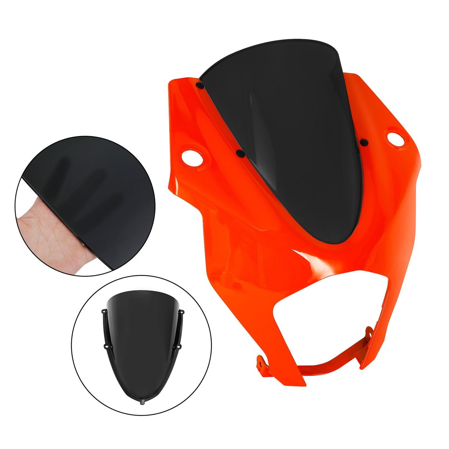 RC390 2022-2023 Windshield WindScreen Headlight Fairing Cover