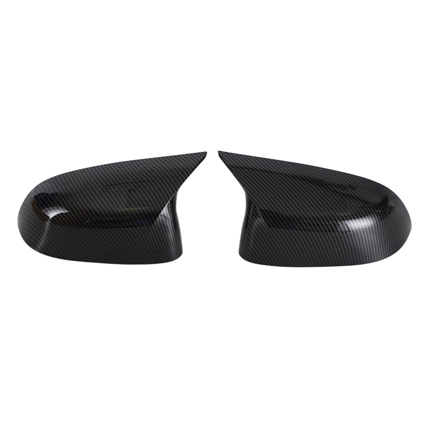2x Carbon Rear View Side Mirror Cover Caps For BMW X3 X4 X5 X6 G01 G02 G05 G06