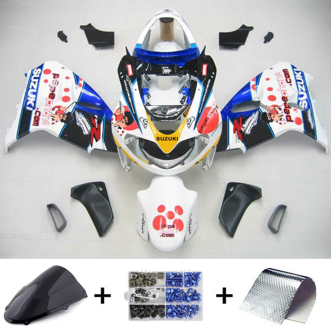 1998-2003 Suzuki TL1000R Amotopart Injection Fairing Kit Bodywork Plastic ABS #123