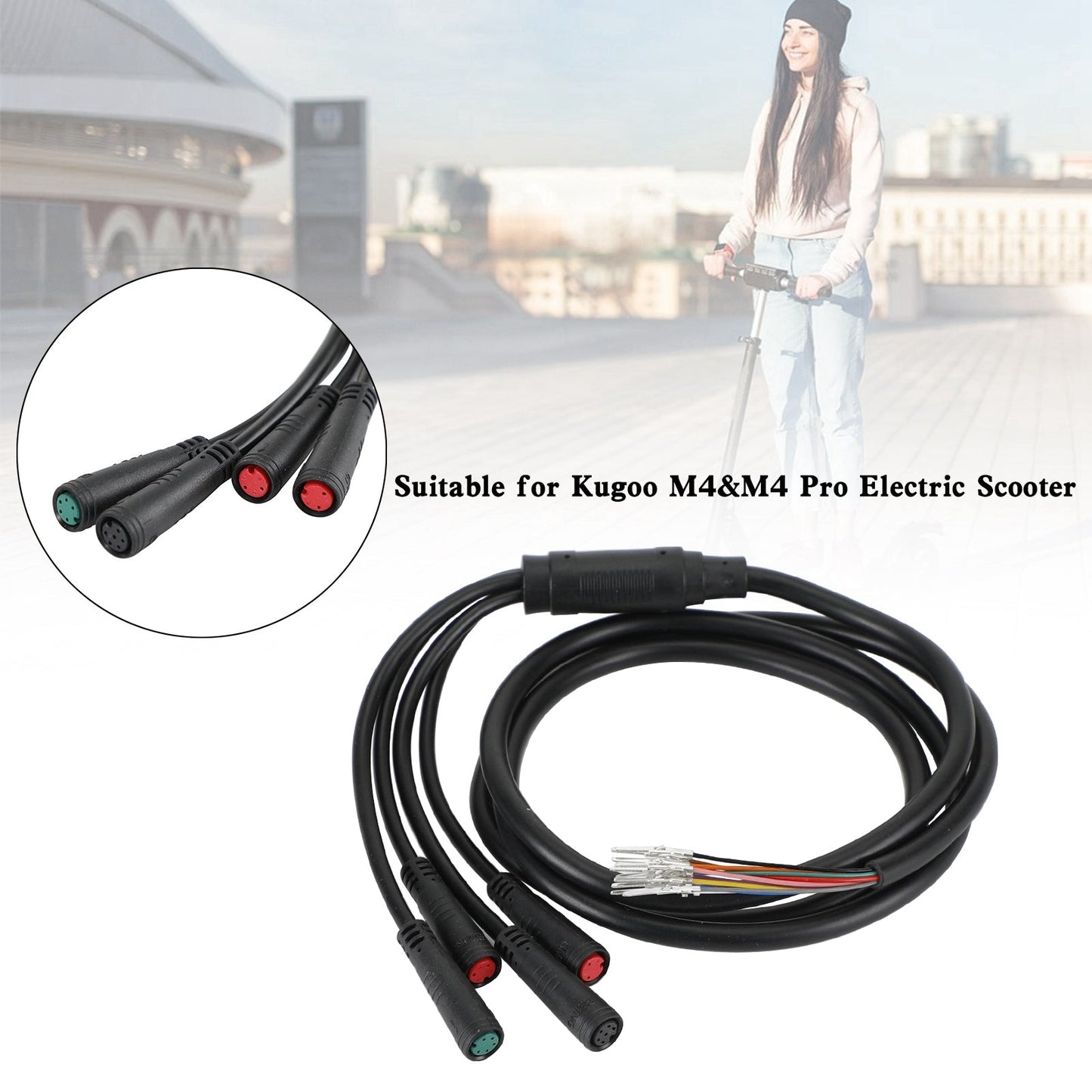 Dashboard Controller Data Cable For Kugoo M4/Pro Power Cord Data Line