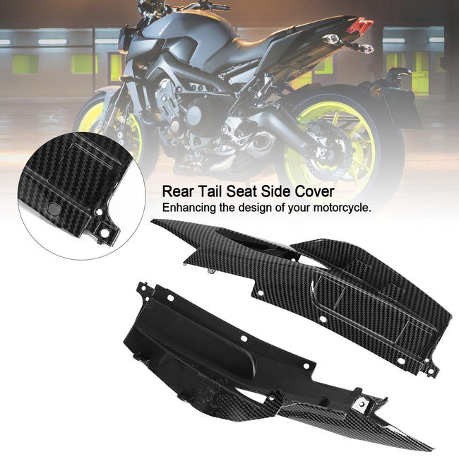 Carbon Rear Tail Seat Side Cover Fairing For Yamaha MT-09 FZ09 2017-2021