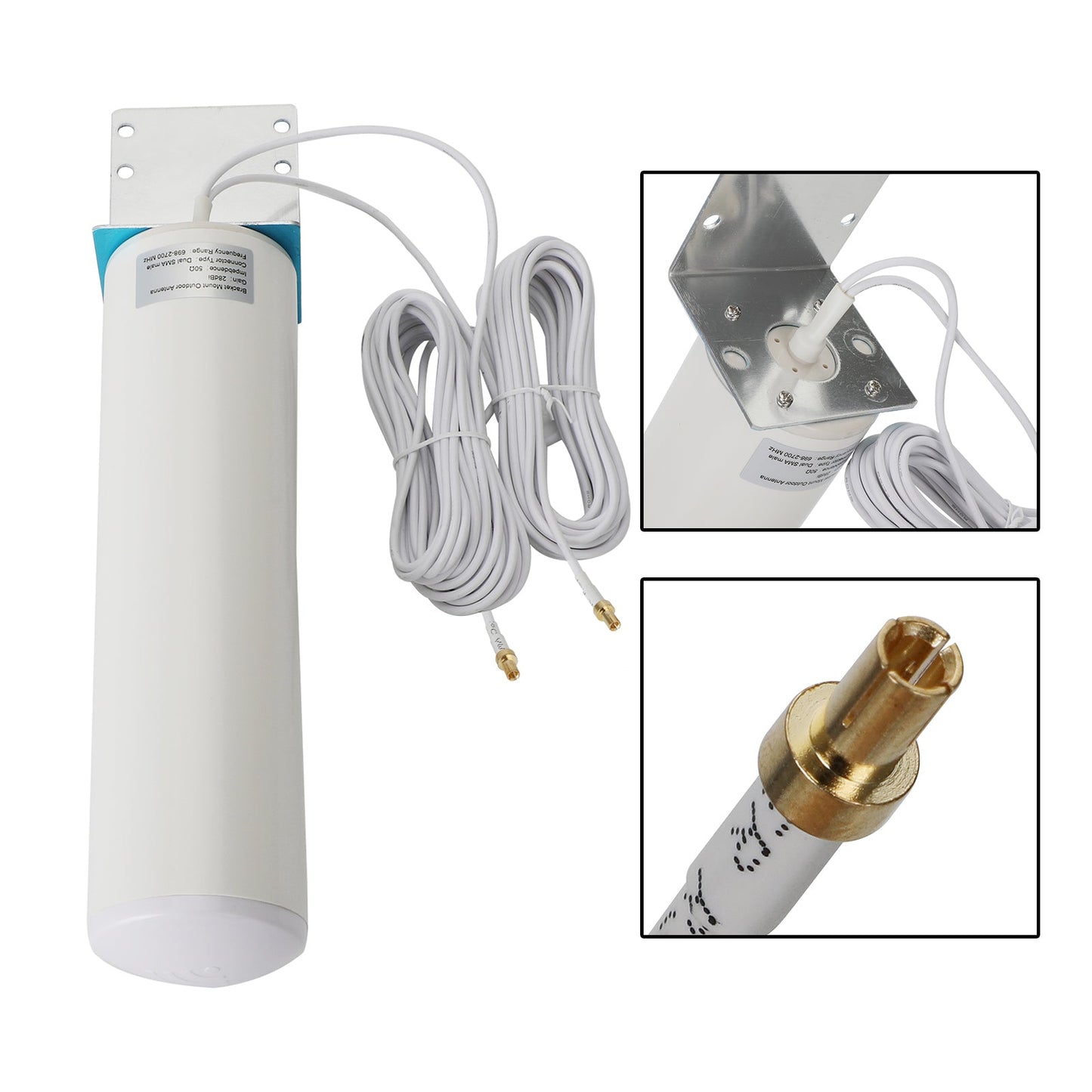 28DBi High Gain External 3G 4G LTE SMA Antenna for MOFI 4500 Cellular LTE Router