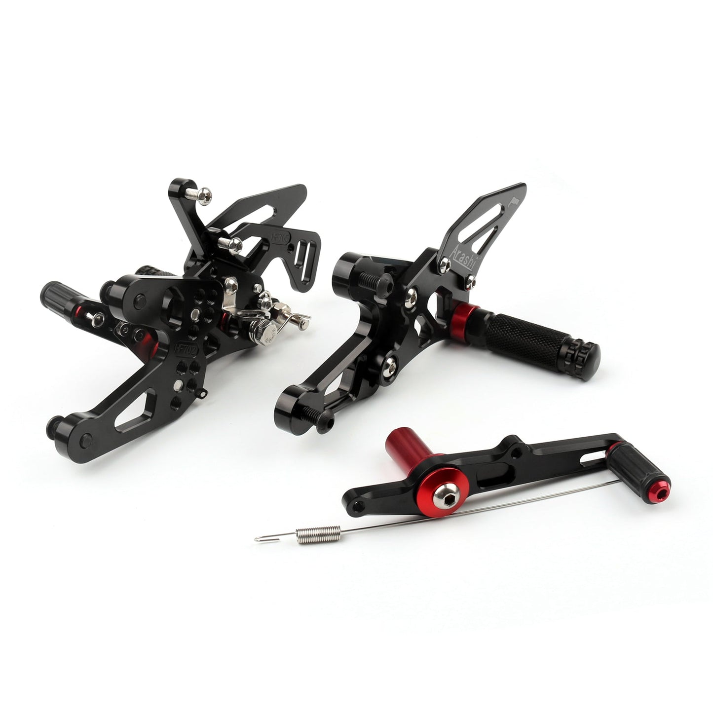 CNC Racing Footrest Rearsets Rear Set Foot pegs For BMW S1000RR 15-18 Black