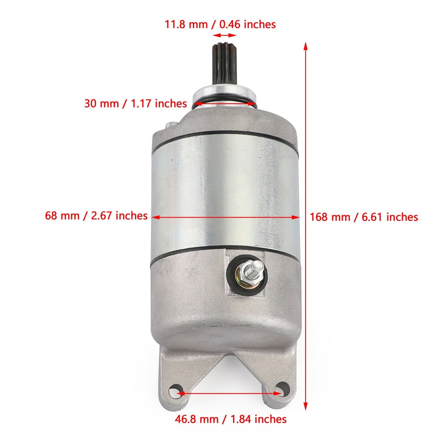 New Starter Engine Starting 9-Spline Fit For Honda CBR400 NC23 1987-1989 CB400F CB400SF Super Four 1992-1998