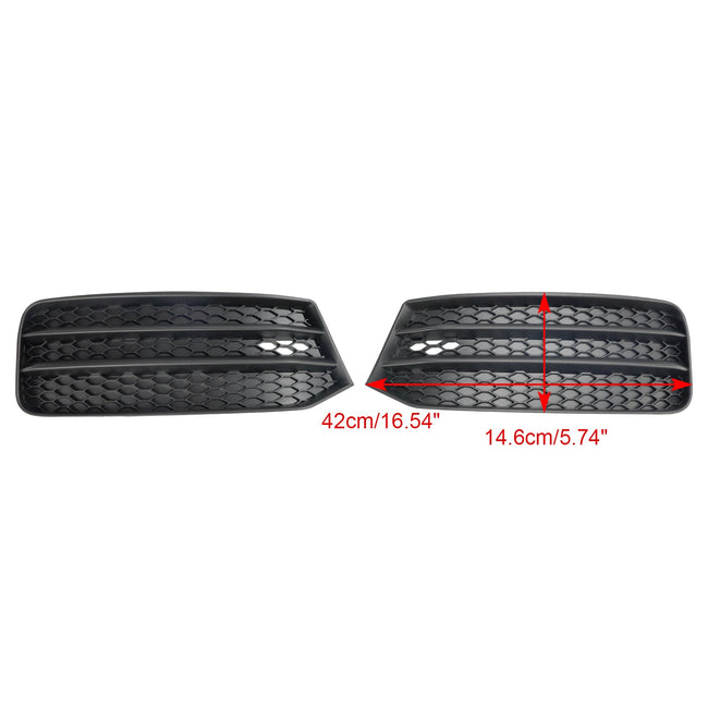 2015-2018 Audi A1 8X Front Bumper Fog Light Cover Grill Grille 2PCS