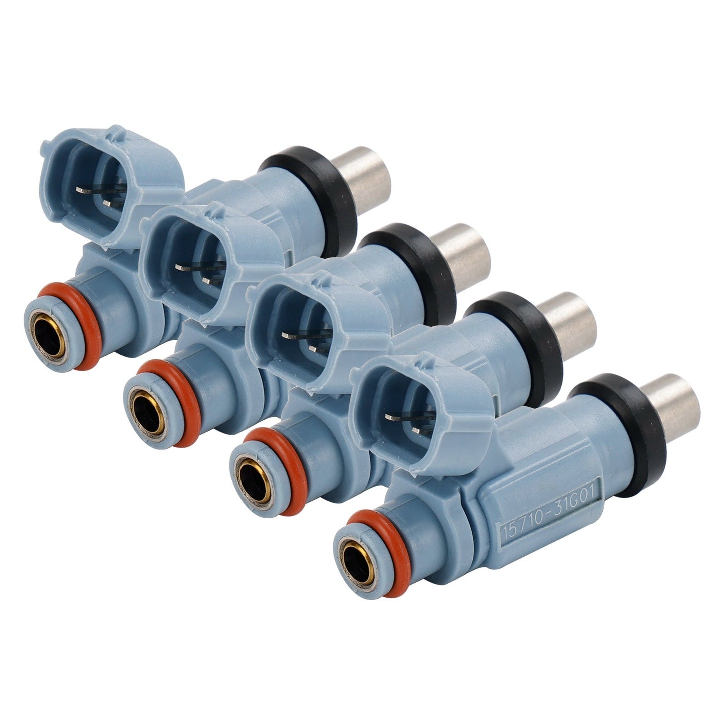 4PCS Fuel Injector 12 Holes 15710-17H00 For Suzuki GSX650F KATANA 2008-2009