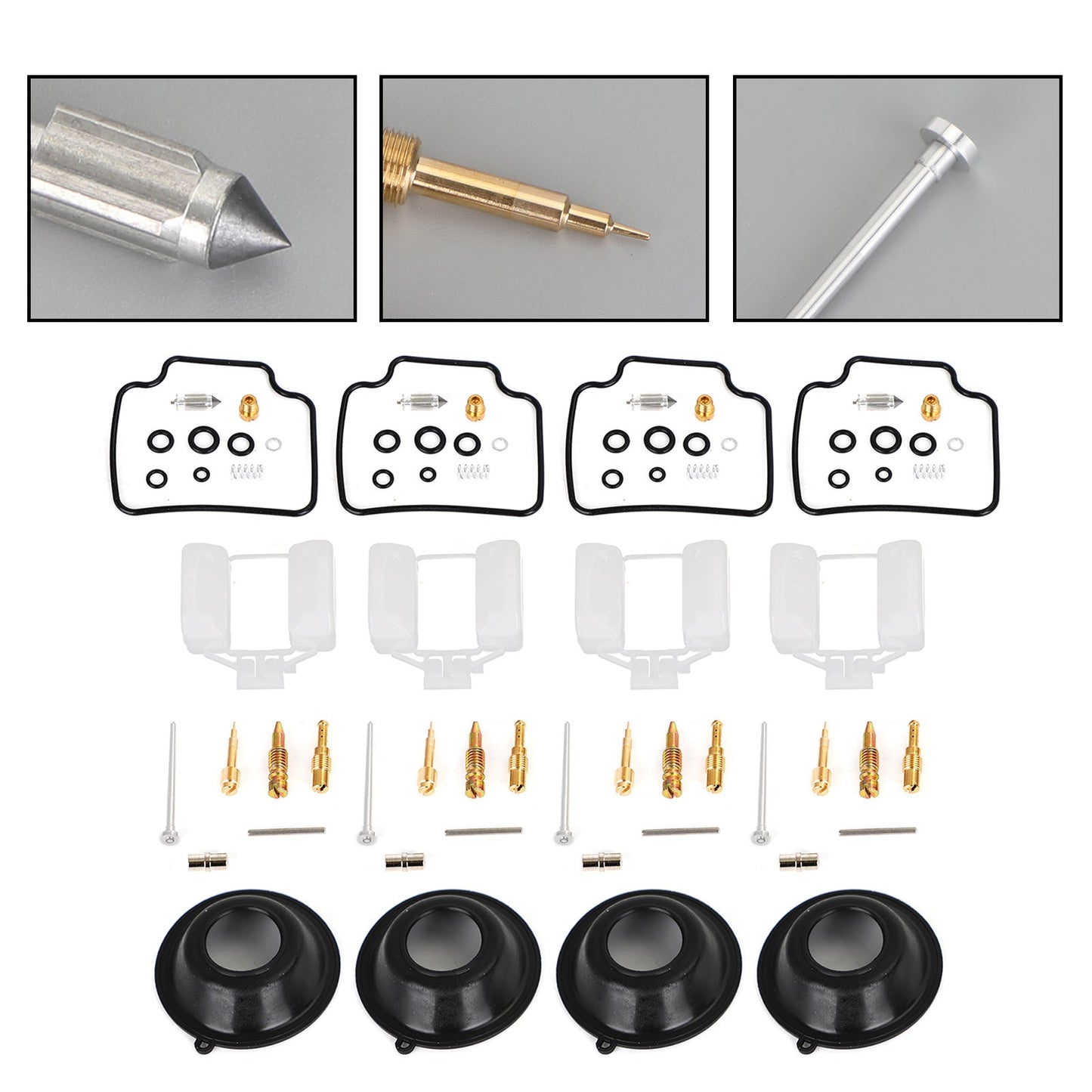 Motorcycle Carburetor Carb Rebuild Kit fit for Honda NC36 CB400FOUR