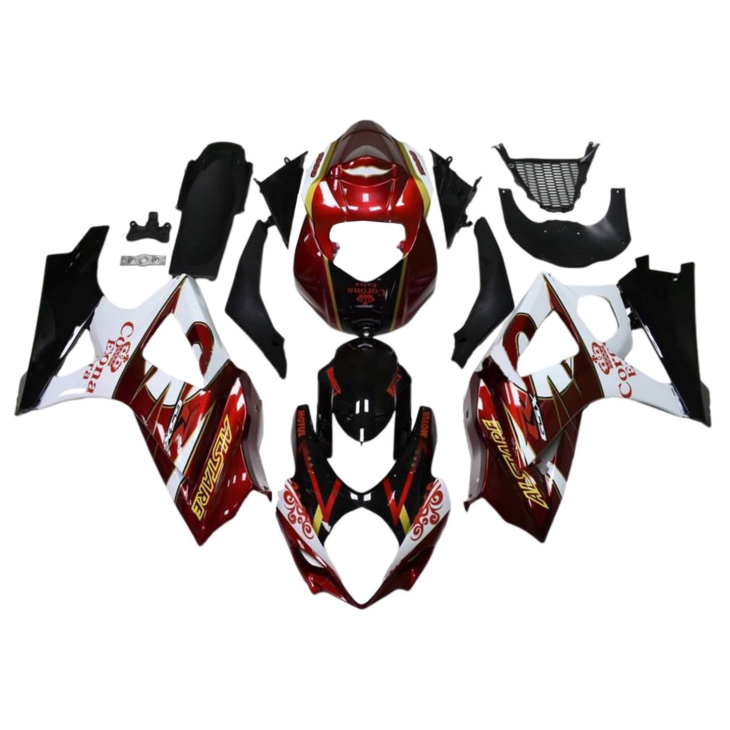 2007-2008 Suzuki GSXR1000 K7 Fairing Kit Bodywork Plastic ABS