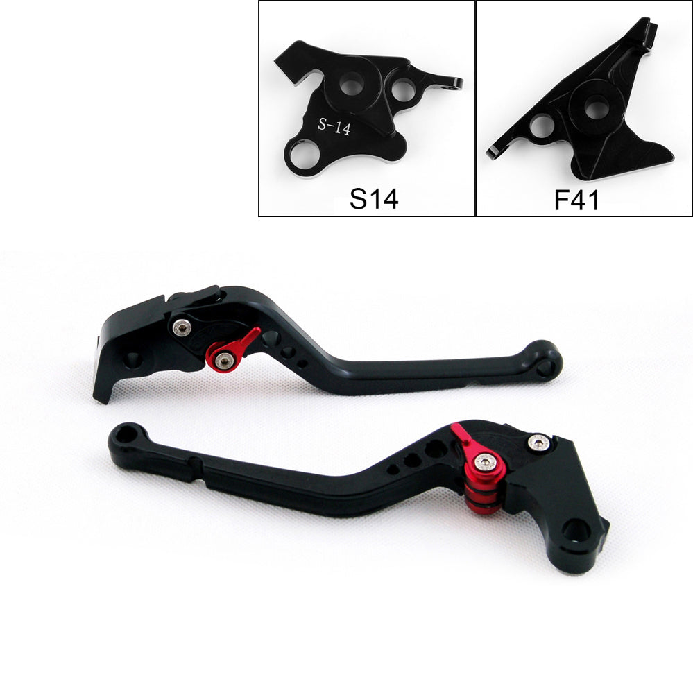 Long Brake Clutch Levers For Suzuki HAYABUSA/GSXR1300 2008-2014 Black