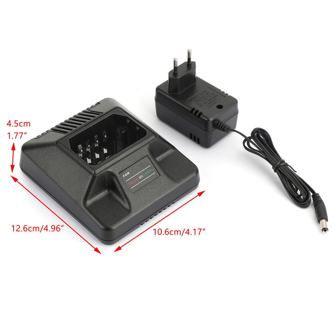 Rapid Desktop Battery Charger EU For Motorola GP88 GP300 GP600 GTX800 Radio