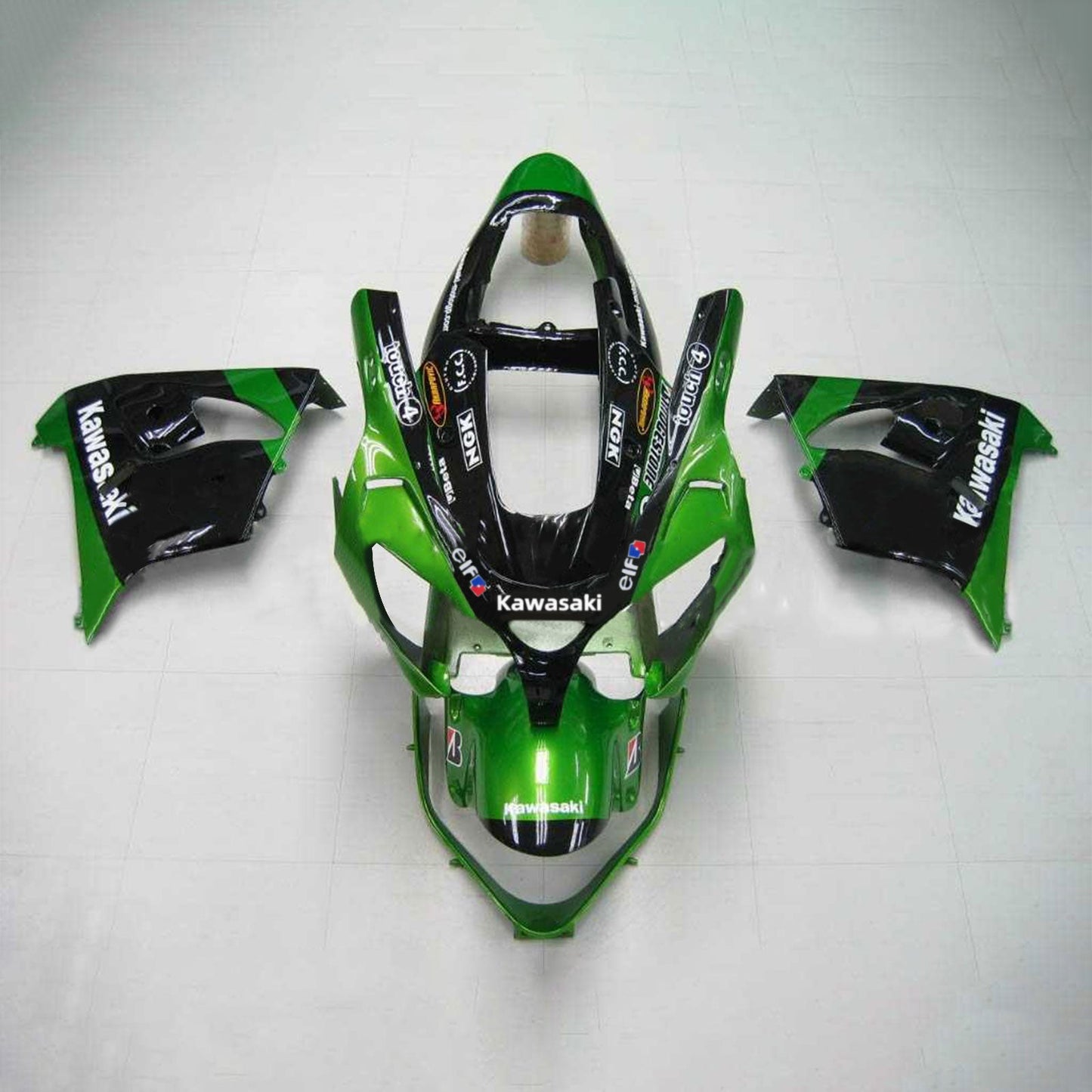 2002-2003 Kawasaki ZX9R Amotopart Injection Fairing Kit Bodywork Plastic ABS #117