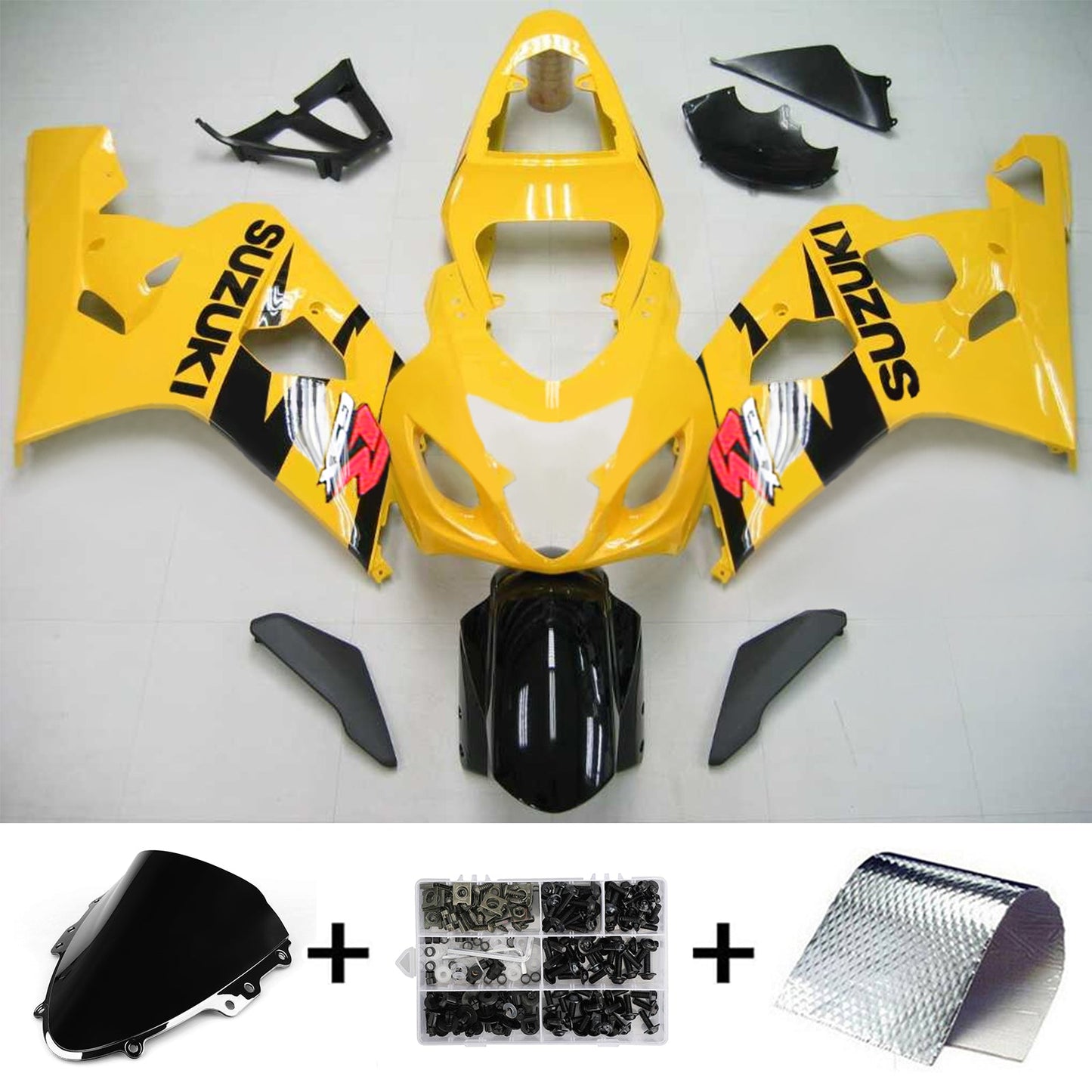 2004-2005 Suzuki GSXR 600/750 K4 Amotopart Injection Fairing Kit Bodywork Plastic ABS #135