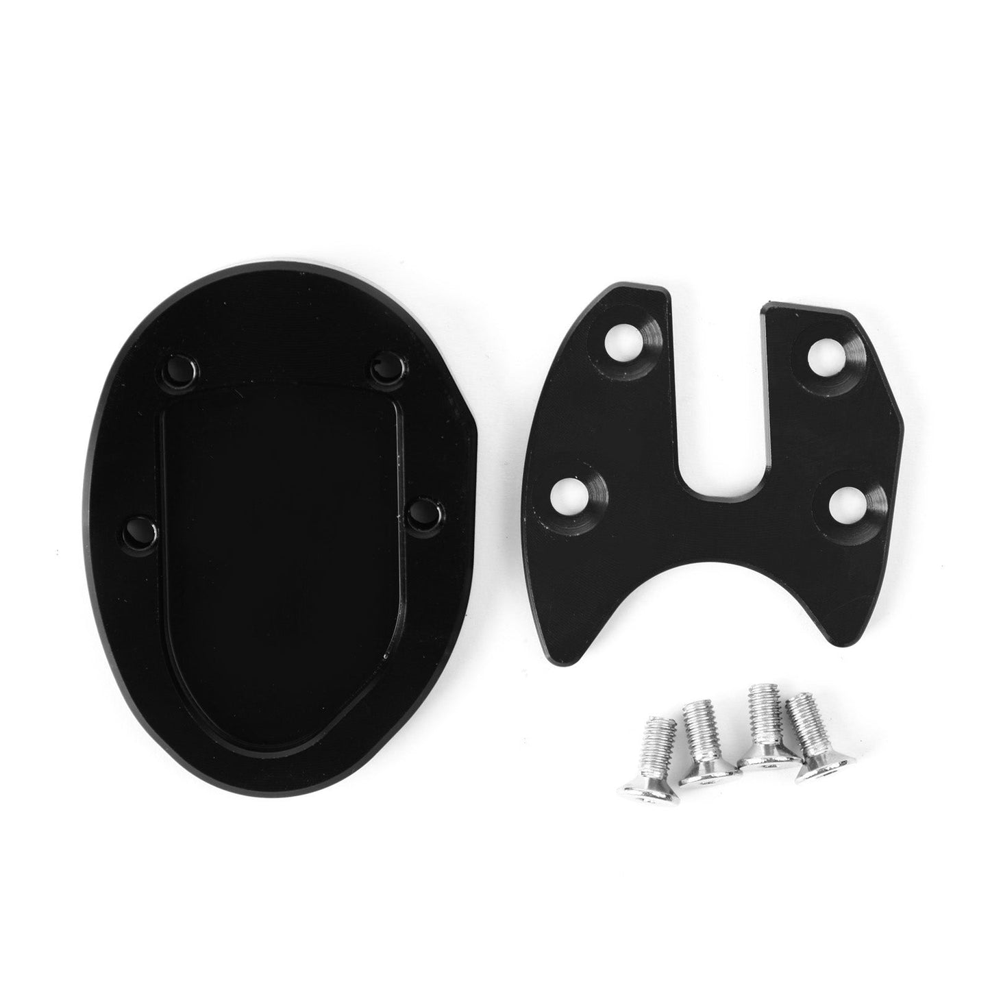 Motorcycle Kickstand Enlarge Plate Pad fit for SYM MAXSYM TL500 2019-2020 Black