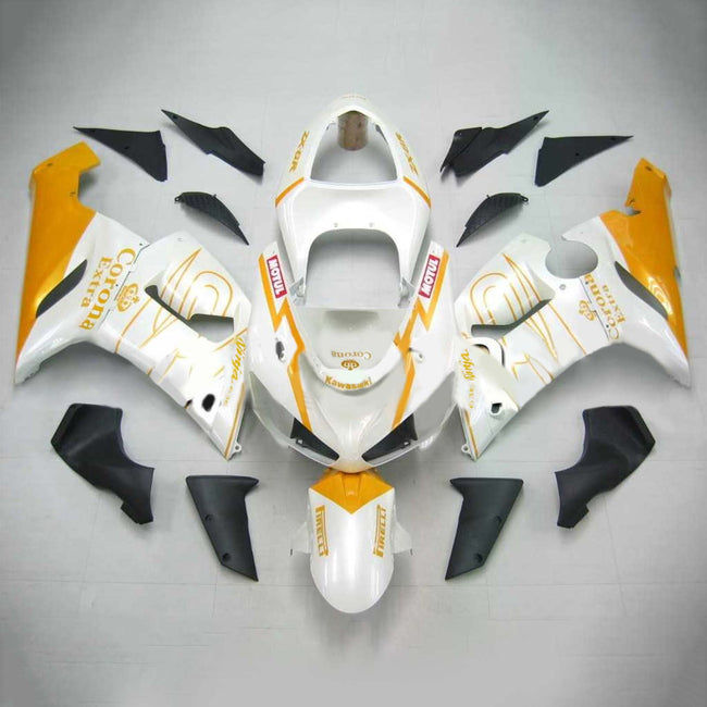 2005-2006 Kawasaki ZX6R 636 Amotopart Injection Fairing Kit Bodywork Plastic ABS #122