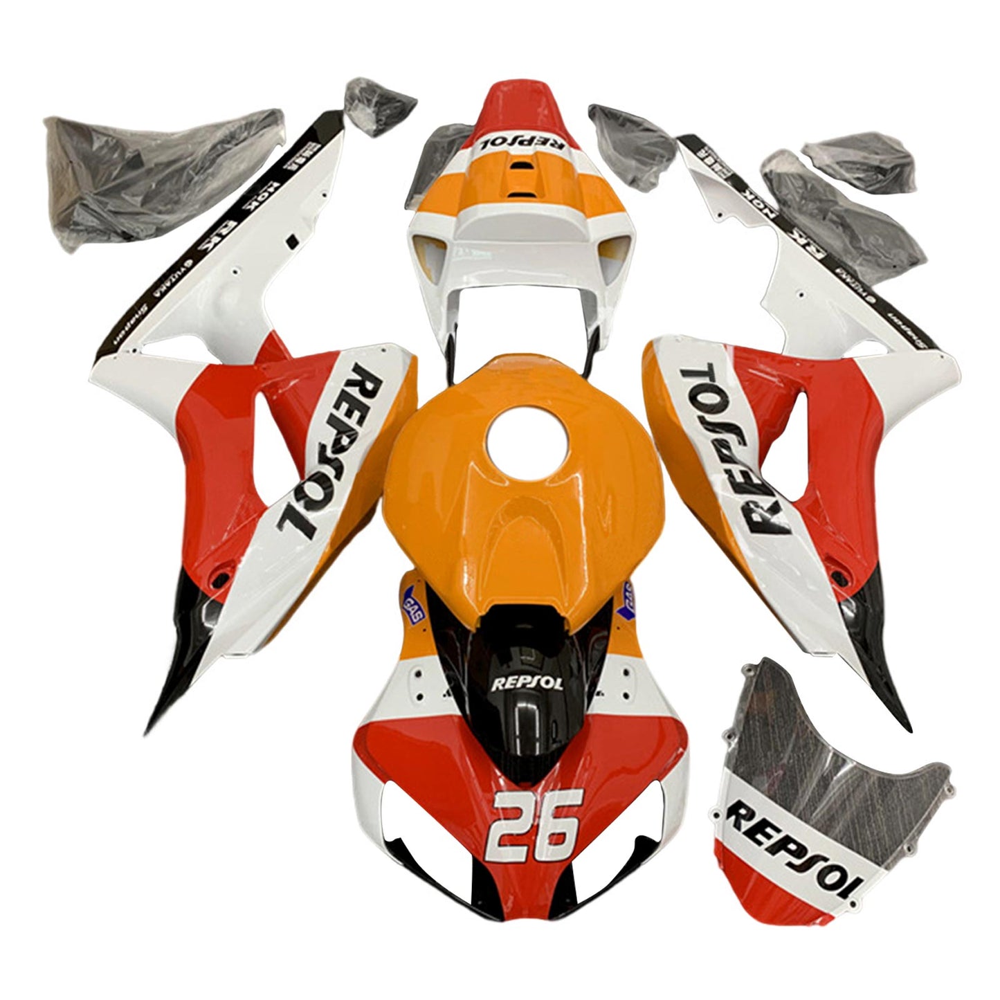 2006-2007 Honda CBR1000RR Fairing Kit Bodywork Plastic ABS