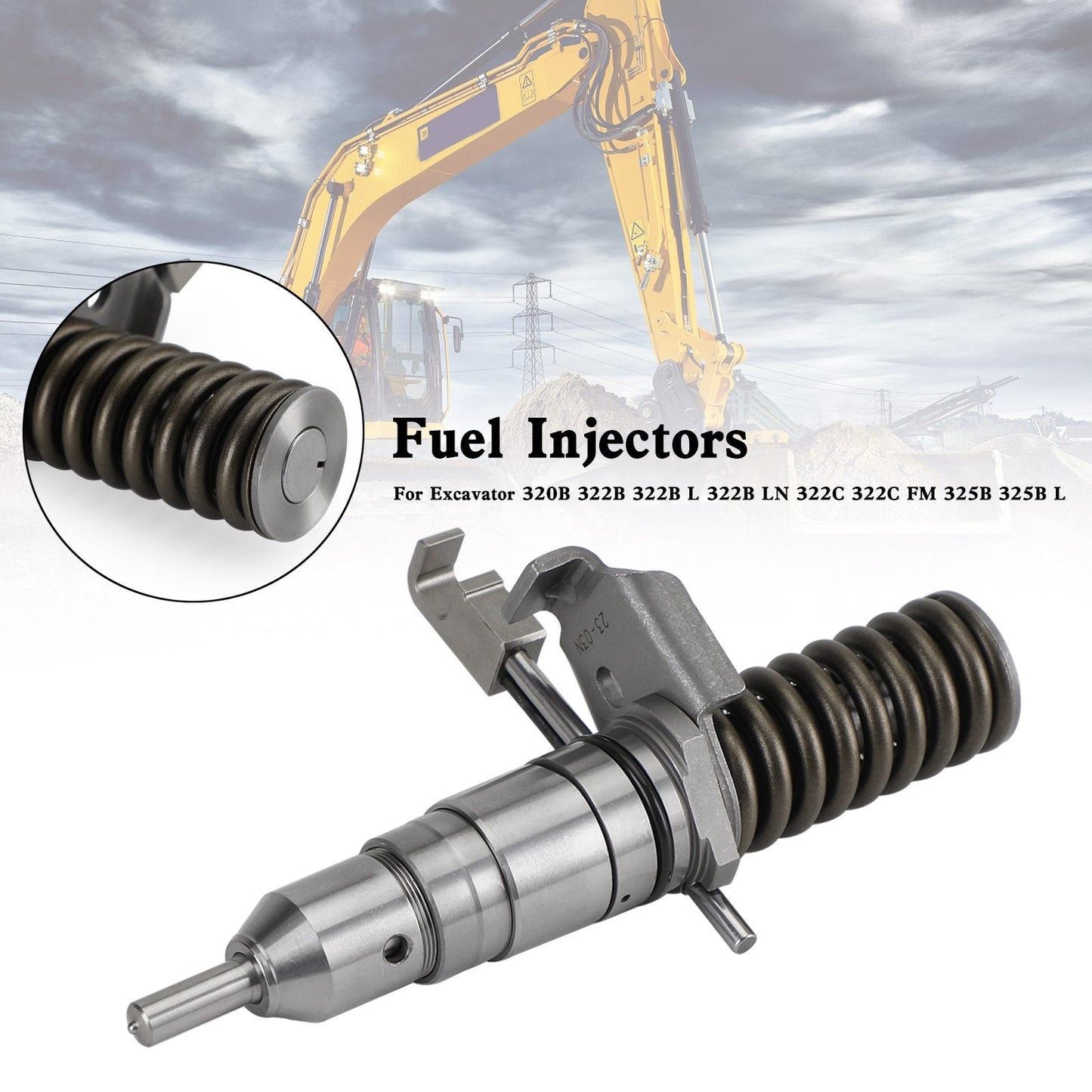 1PCS Fuel Injector 127-8205 0R-8682 1278216 127-8222 127-8205 0R-8682 fit Caterpillar 3116 3114