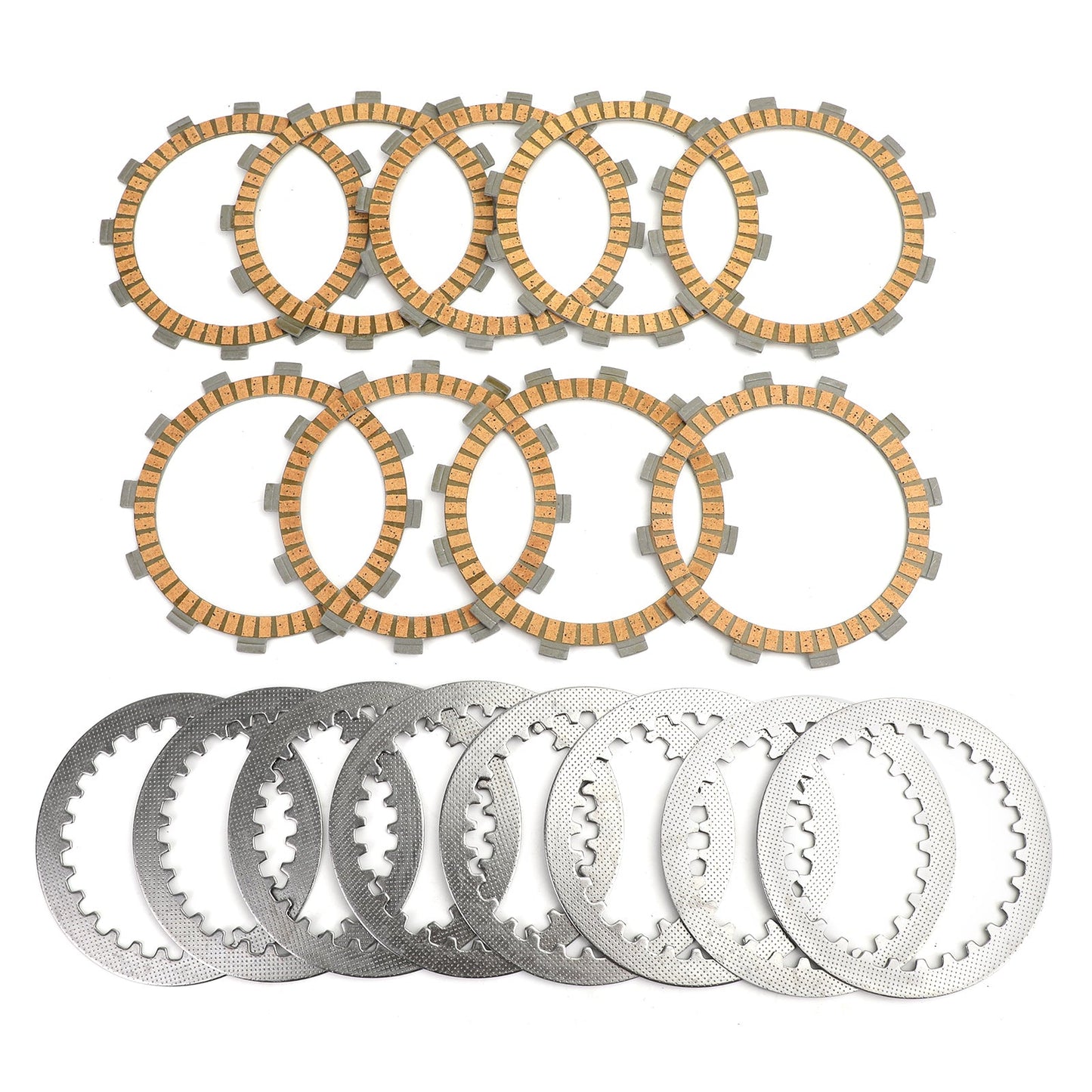 Clutch Plate Kit - Friction & Steel Plates For Yamaha YZF R6 YZF600 TDM850/900/900A TRX850 FZR/YZF/GTS1000