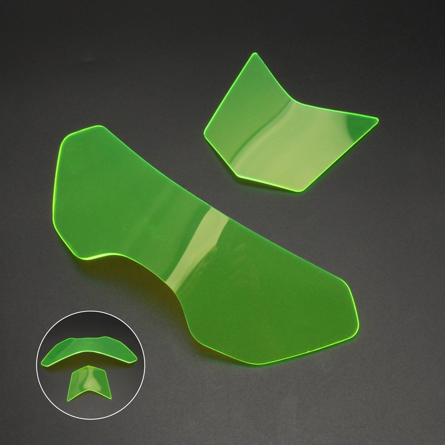 Front Headlight Lens Protection Cover Clear Fit For Yamaha Mt-15 M-Slaz 16-18