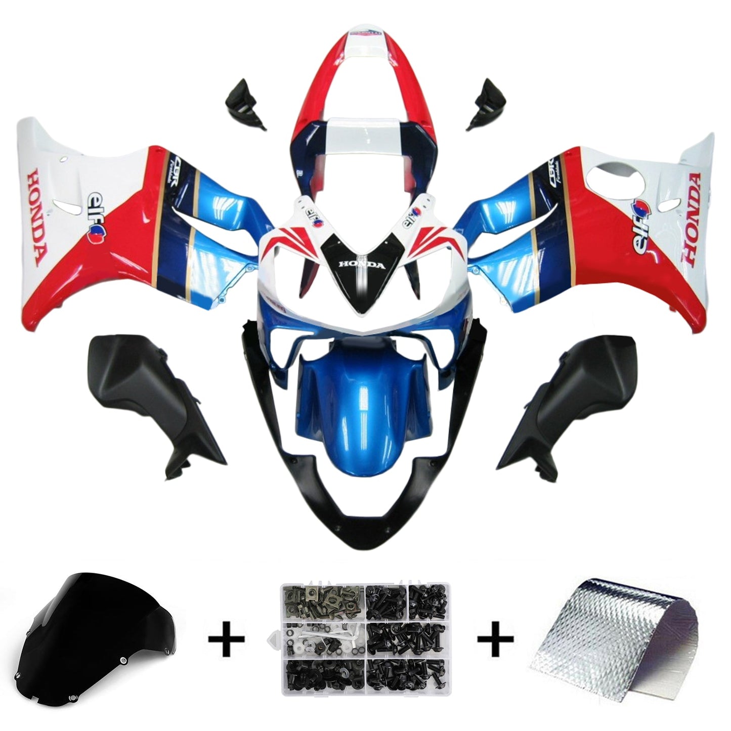 2001-2003 Honda CBR600 F4i Injection Fairing Kit Bodywork Plastic ABS #126