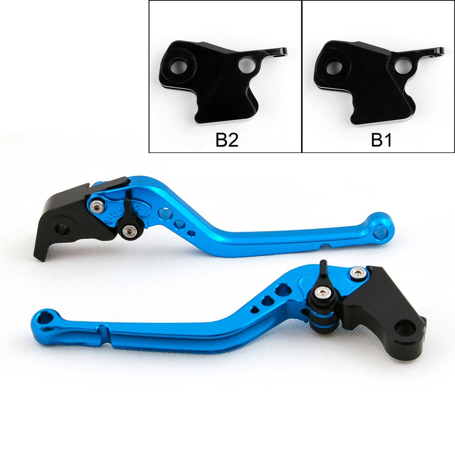 Long Brake Clutch Levers For BMW K1600 K 1200 1300 S/R/GT R1200R/S/GS Black