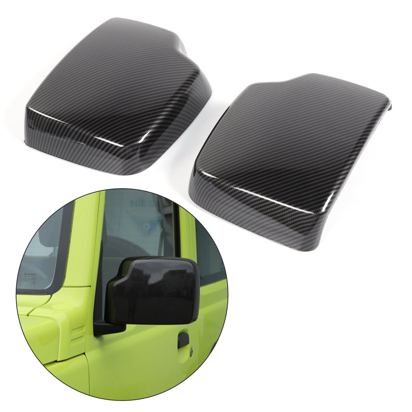 ABS Exterior Rearview Mirror Cover Fit For Suzuki Jimny 19-20 CBN