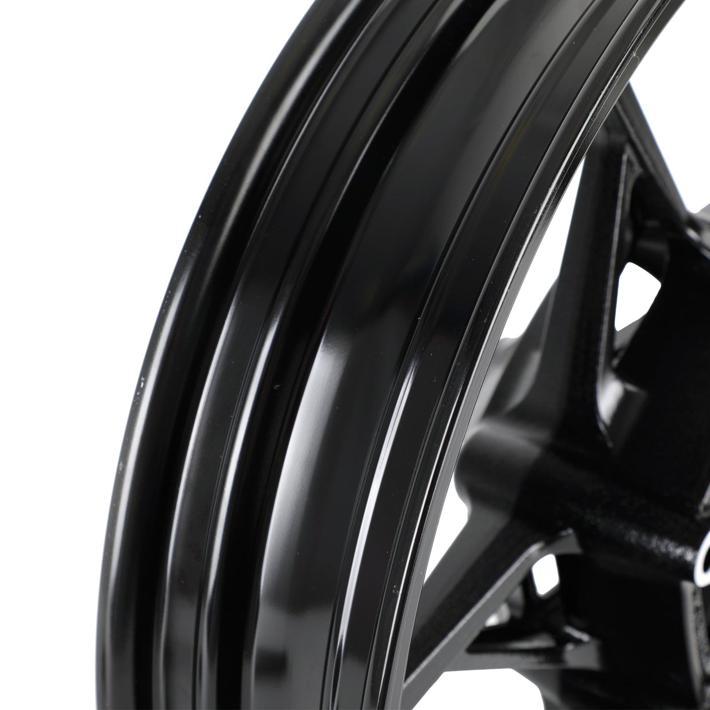 Front & Rear Wheel Rims Black For Kawasaki Z400 EX400 Ninja 400 ABS 2018-2023