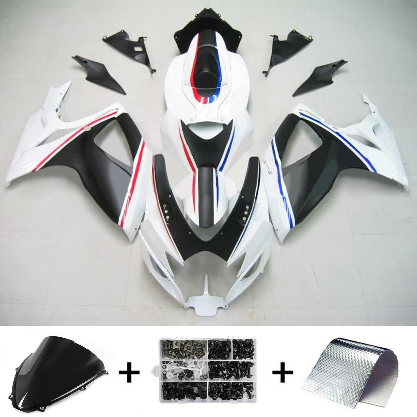 2006-2007 Suzuki GSXR 600/750 K6 Amotopart Injection Fairing Kit Bodywork Plastic ABS #177