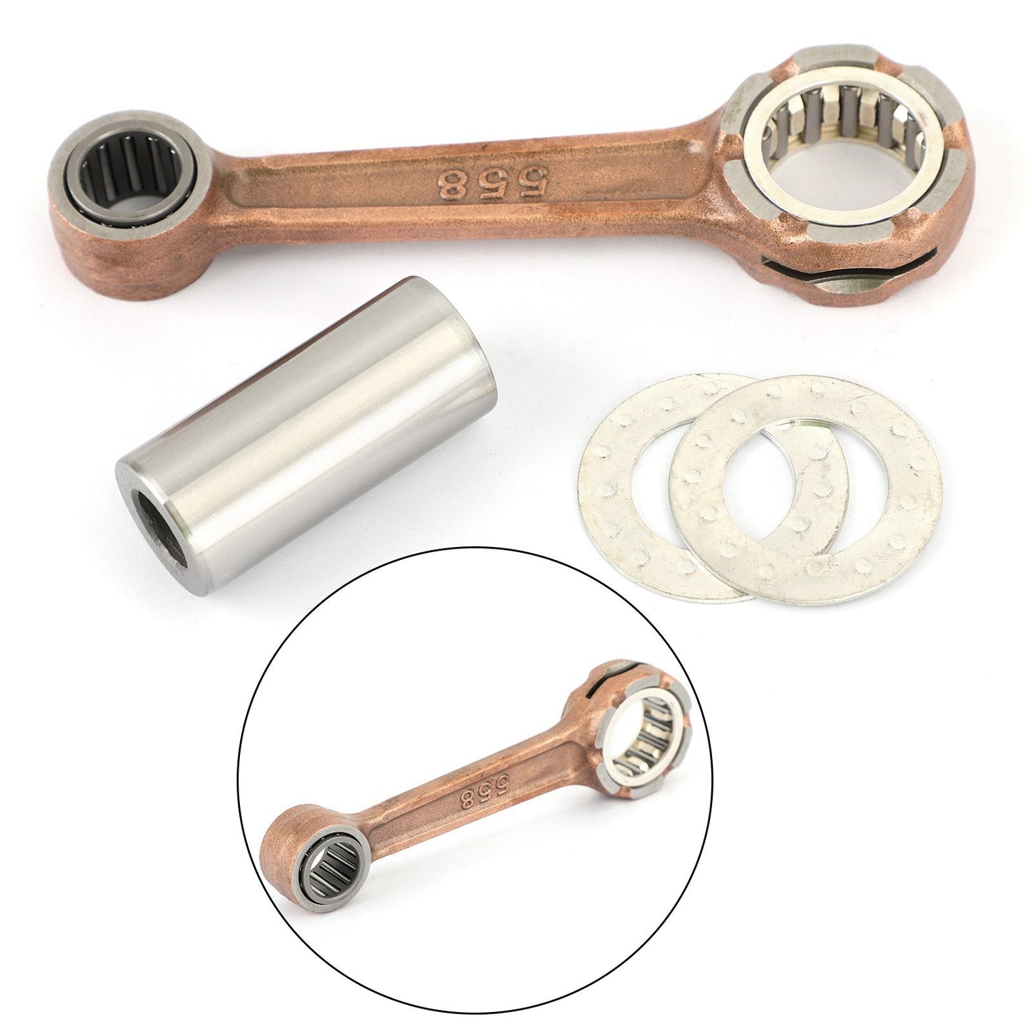 Connecting Rod Kit Fit For Yamaha LT2 LT2M LT3 LT3MX YB100 DT100 RS100 RT100 MX100