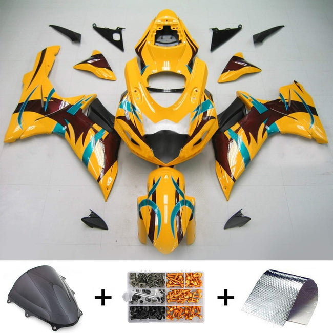 2011-2024 Suzuki GSXR 600/750 K11 Amotopart Injection Fairing Kit Bodywork Plastic ABS #101