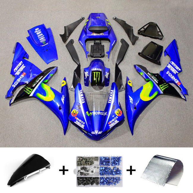 2002-2003 Yamaha YZF-R1 Injection Fairing Kit Bodywork Plastic ABS#30