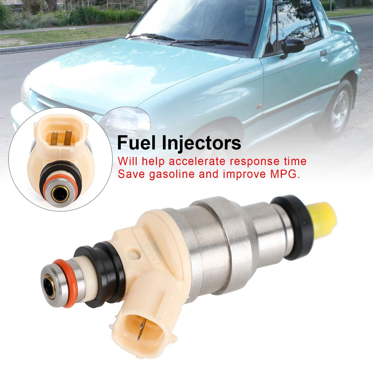 1PCS Fuel Injectors INP-470 Fit Suzuki Sidekick X-90 1.6L Fit Chevy Tracker