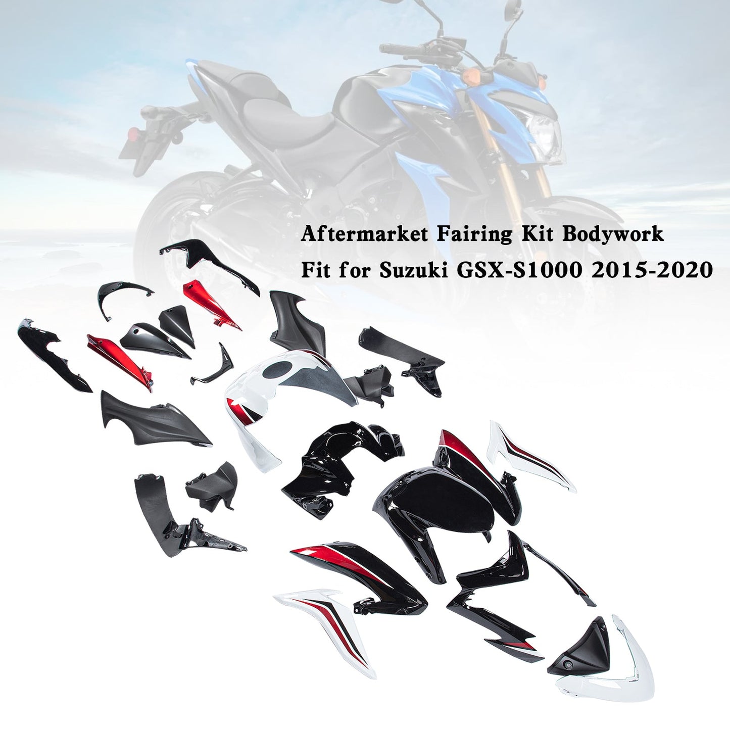 2015-2020 Suzuki GSX-S 1000 Plastic Bodywork Fairing Kit