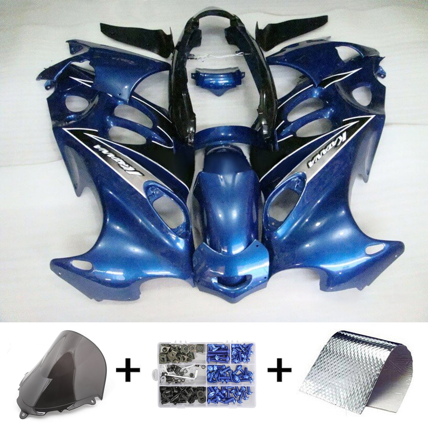 2005-2006 Suzuki Katana GSXF600 GSXF750 Amotopart Injection Fairing Kit Bodywork #119