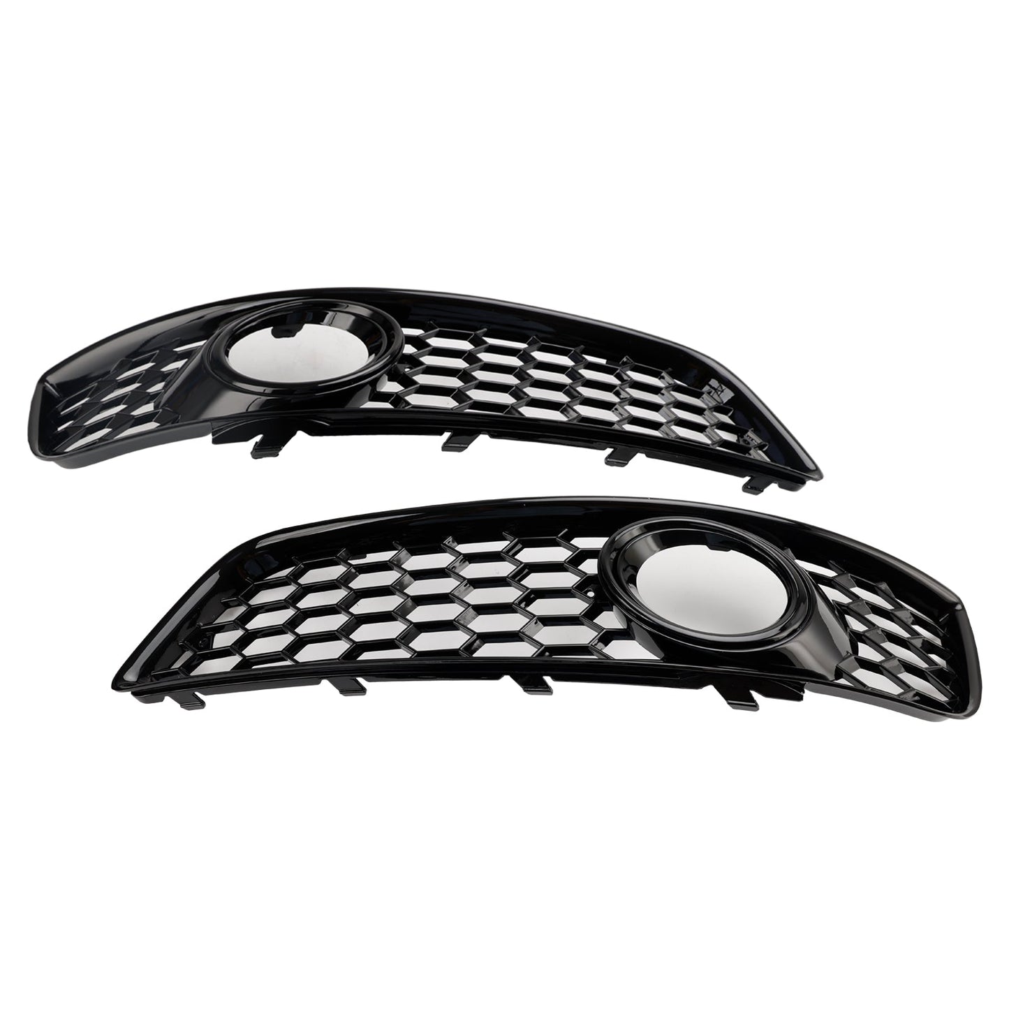 2009-2013 Audi A3 8P Honeycomb Bumper Front Fog Light Grill Grille Cover