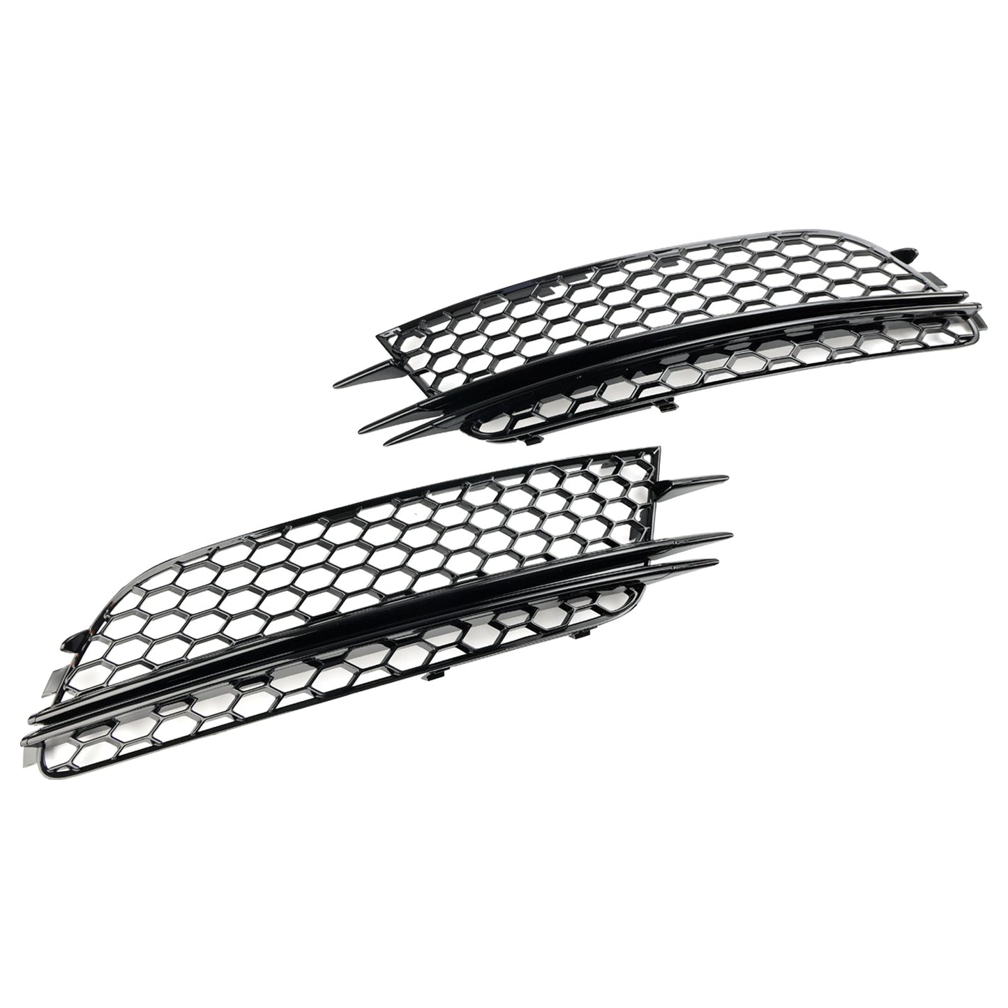 Audi A6 4G C7 2012-2015 2PCS Front Fog Light Cover Bezel Bumper Grille