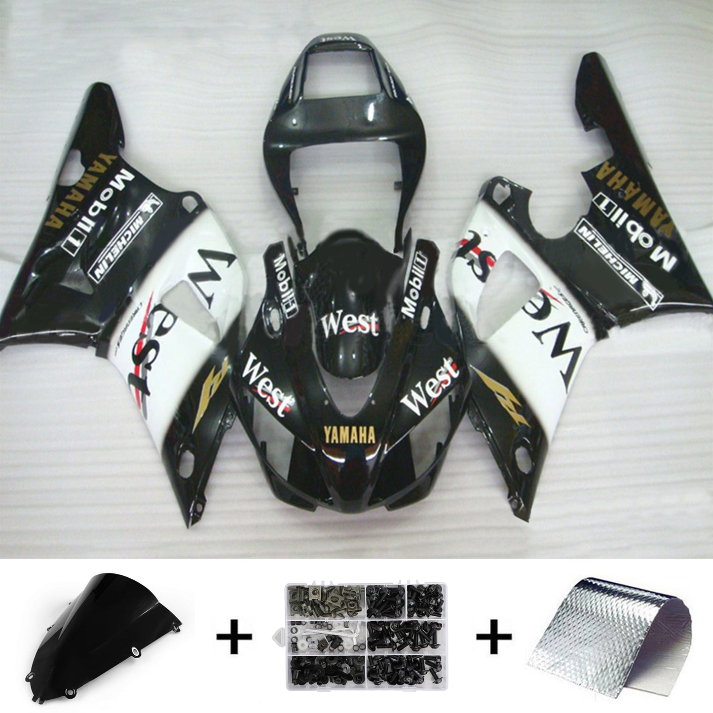 1998-1999 Yamaha YZF 1000 R1 Injection Fairing Kit Bodywork Plastic ABS#118