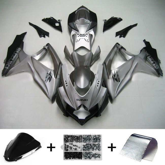 2008-2010 Suzuki GSXR 600/750 K8 Amotopart Injection Fairing Kit Bodywork Plastic ABS #157