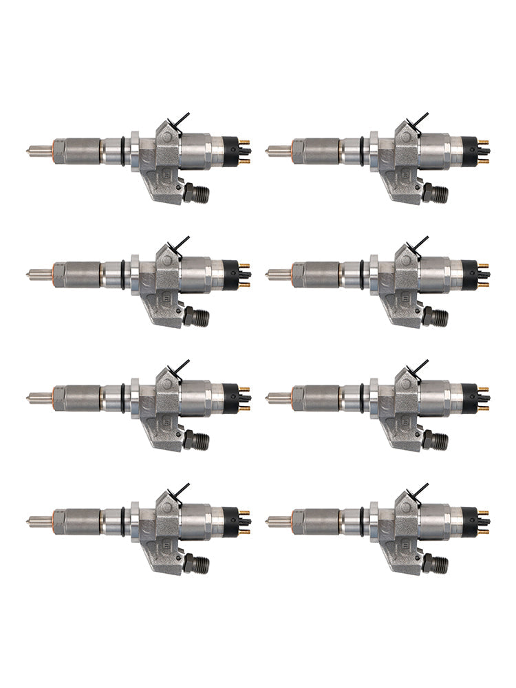 8PCS Fuel Injectors 0445120008 Fit Duramax Fit Chevy Silverado 2001-2004.5