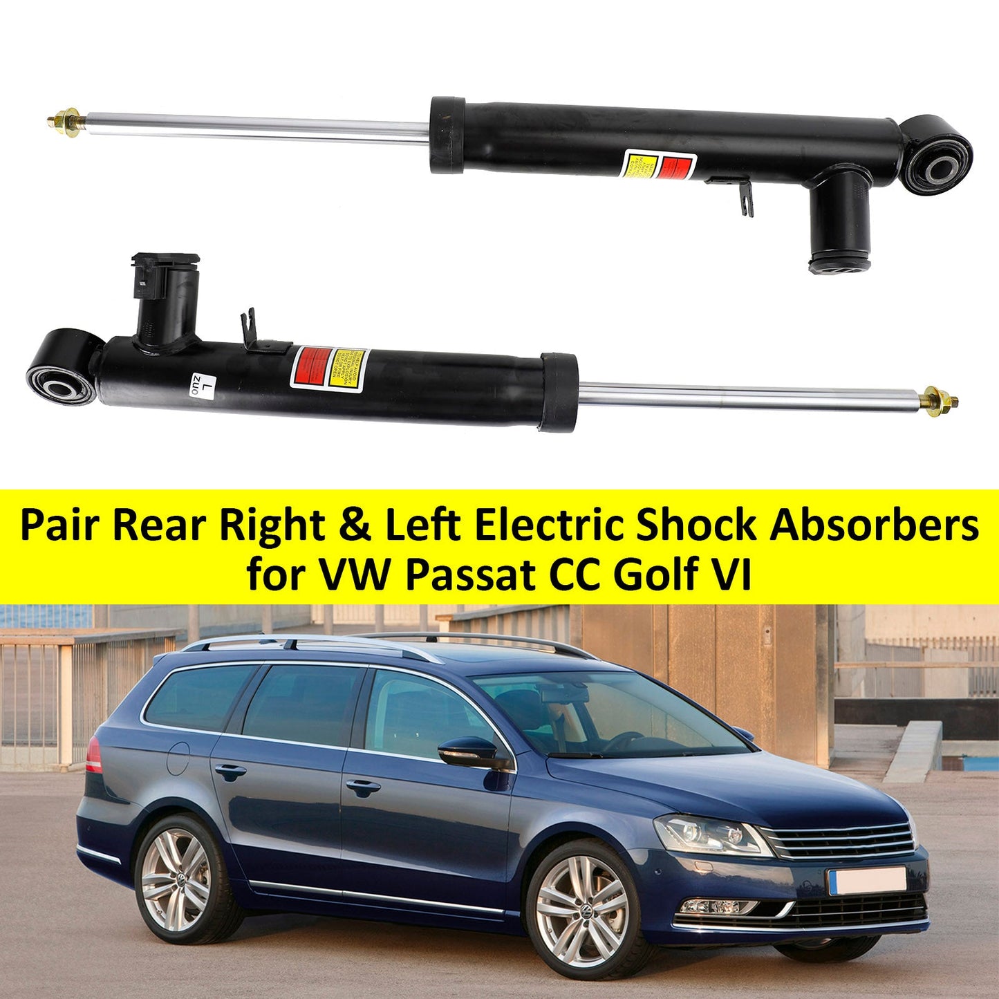 VW Passat CC 357 Golf VI 2008-2012 Pair Rear Right & Left Electric Shock Absorbers 1K0512010H 1K0512009H 1K0513046B 1K0513045B